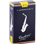 SR2125 VANDOREN ALTO SAX REED #2 1/2 BOX OF TEN