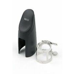 RICO HAS1S ALTO SAX H LIGATURE, SILVER