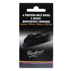 VANDOREN VMCX6 6 BLACK MOUTHPEICE CUSHIONS